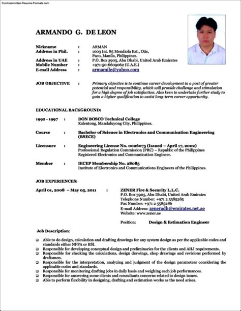 Popular Resume Templates Free Samples Examples