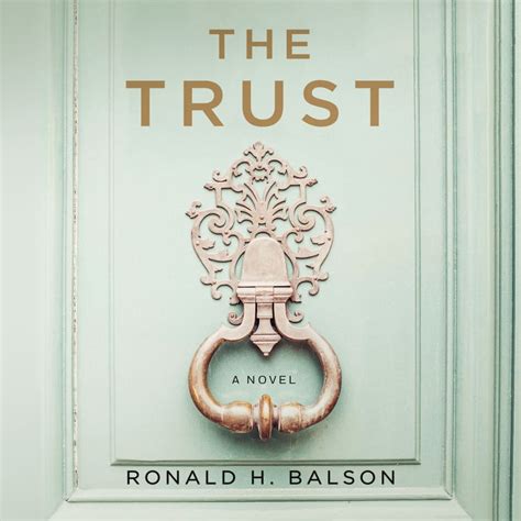 The Trust By Ronald H Balson Audiobook