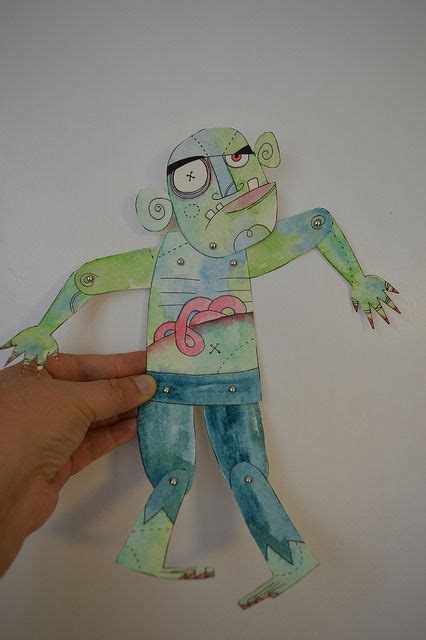 Split Pin Puppets Puppets Zombie Art Art Classes