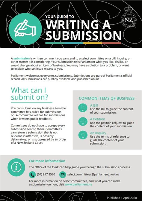 Your Guide To Writing A Submission New Zealand Parliament