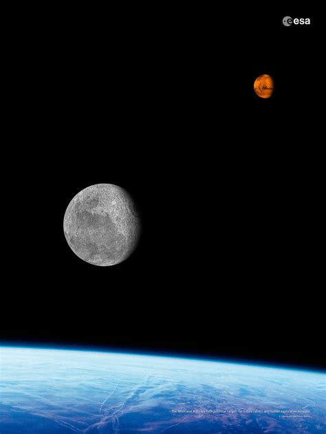 Space In Images 2016 03 The Moon And Mars