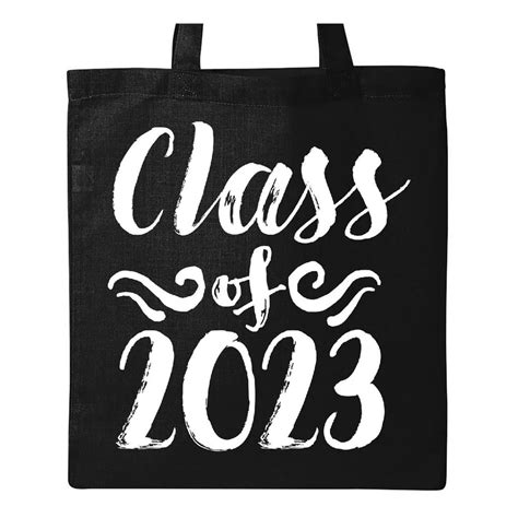 Class Of 2023 Graduation Brushstroke Text In White Tote Bag Walmart