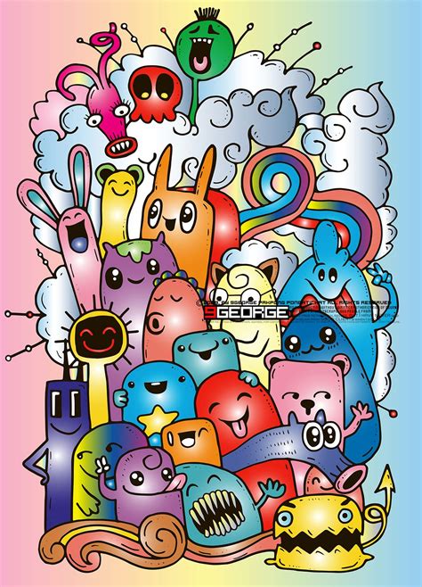Cute Easy Doodle Monsters Pin On Drawing Idea Mccurley Anclourne