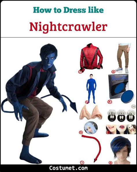 Nightcrawler Costume For Cosplay And Halloween