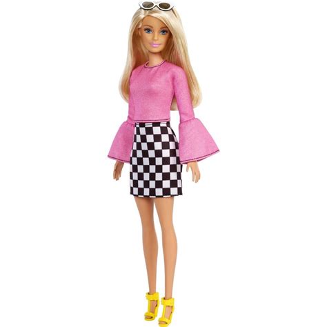 Barbie Fashionistas Doll 104 Checkered Skirt Barbie Fashionista
