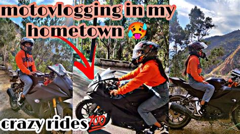 Motovlogging In My Town 💯 Ll Crazy Rides Ll R15v4 Ll Training Back