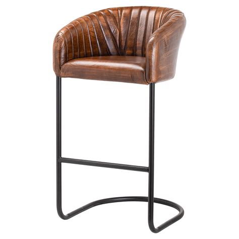 Billy Leather Bar Stool Wholesale By Hill Interiors