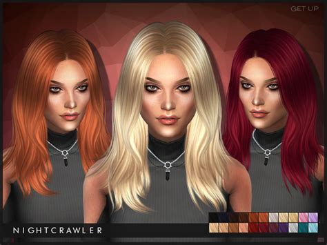 Getup Hair By Nightcrawler At Tsr Sims 4 Updates