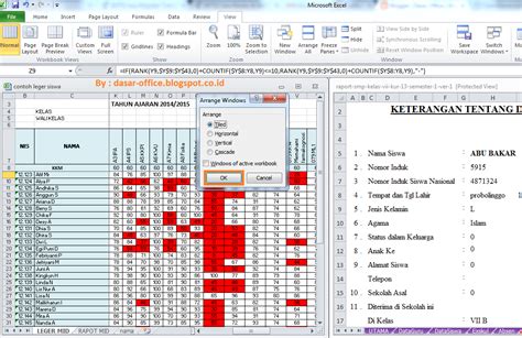 Cara Menampilkan Beberapa File Dalam Satu Lembar Kerja Di Excel Dasar