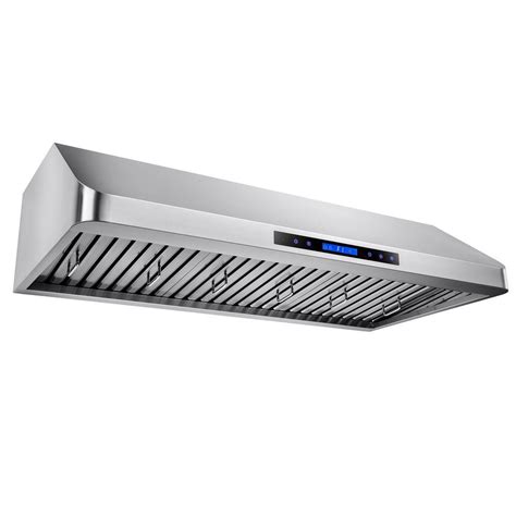 Akdy 42 In Kitchen Dual Motor Under Cabinet Range Hood In Stainless