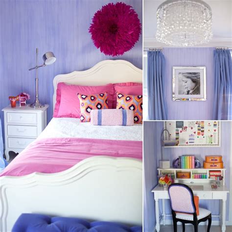 Pretty And Stylish Pink And Purple Big Girls Room