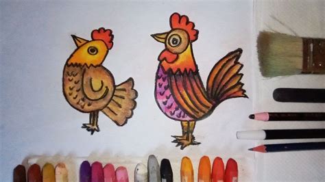 Cara menggambar ayam betina youtube via www.youtube.com. Cara menggambar dan mewarnai ayam jantan dan ayam betina ...