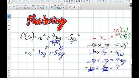 Factoring Polynomials By Decomposition Or Sum And Product
