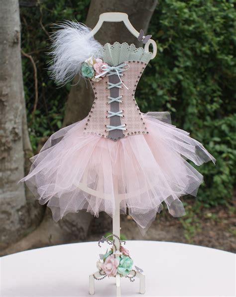 Altered Dressform Doll Dress Form Paper Dress Miniature Dress