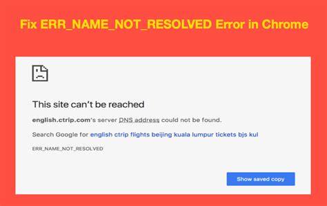 Fix Err Name Not Resolved Error In Chrome Webnots Hot Sex Picture
