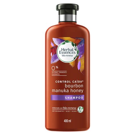 Shampoo Herbal Essences Renew Bourbon Manuka Honey 400ml Justomx