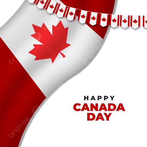 Realistic Canada Flag Png Vector Psd And Clipart With Transparent