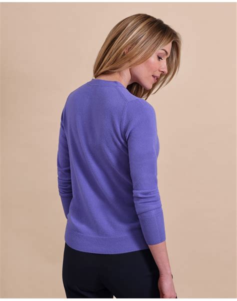 Bluebell Cashmere V Neck Cardigan Pure Collection