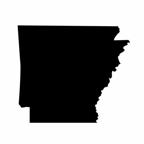 Arkansas Geography Map State Usa Icon Download On Iconfinder