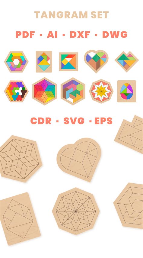 Ai Vector For Laser Cutting Svg Pdf Dxf Educational Childs Game Cdr
