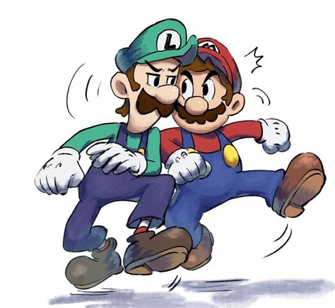Mario And Luigi Mario And More Drawn By Mari Luijiroh Danbooru