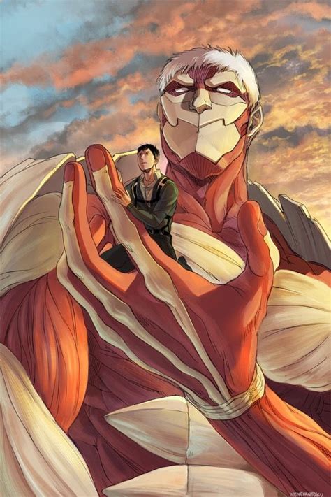 O titã bestial é um dos nove titãs que, sob a posse de zeke yeager, que possui sangue real, possui a habilidade de controlar titãs irracionais, além de transformar eldianos comuns em titãs irracionais. SNK/AOT Reiner et Bertolt (com imagens) | Anime, Attack on ...