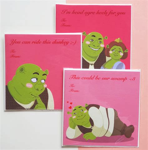 Shrexy Valentines Day Cards Shrek
