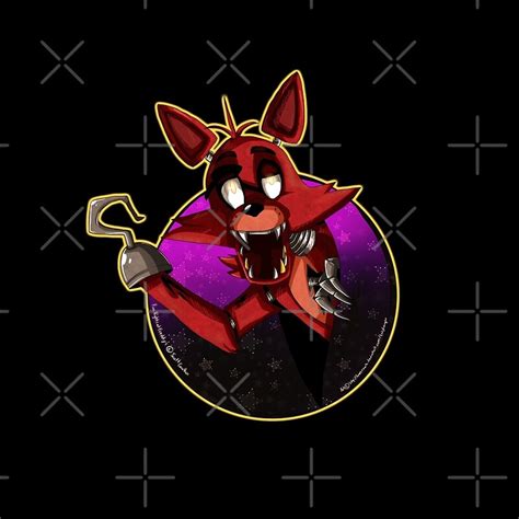 Fnaf Foxy The Pirate Throw Pillows By Fearcrowz Redbubble