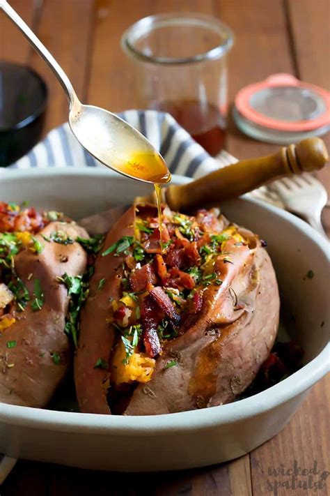 So if you want to have some with dinner, the key is planning ahead and here's how to do it: The Best Baked Sweet Potato Recipe (Brown Butter, Bacon ...