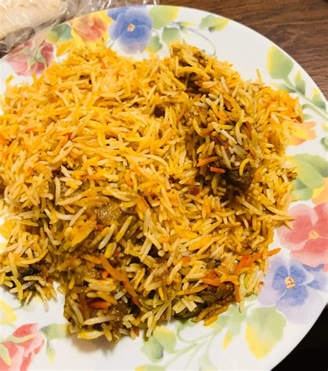 Chicken Biryani Zarda Pakistani Style Chicken Biryani 1 Plate 12if