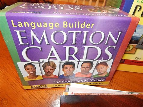 Preschool age children, children with speech and language disorders, and children with developmental delays. LANGUAGE BUILDER Picture Nouns2 & Emotion Cards ABA Autism New/Sealed & LN | #1856302272