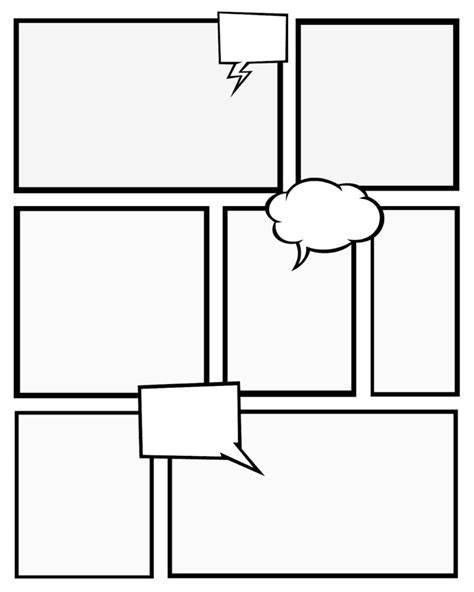 Free Printables Comic Strips To Use For Story Telling 3 With Printable
