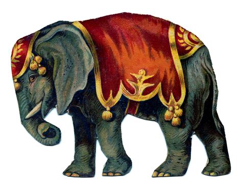 Vintage Circus Elephant Poster