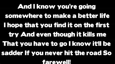 Rihanna Farewell Lyrics On Screen Youtube