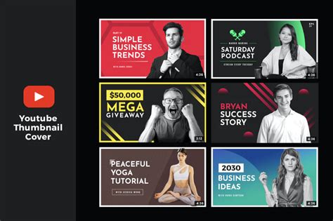 Youtube Thumbnail Cover V5 By Micromove On Envato Elements In 2021
