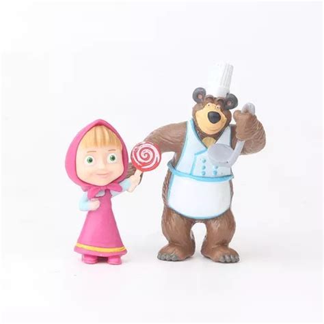 Figuras Masha Y El Oso Set 10pz Mebuscar México