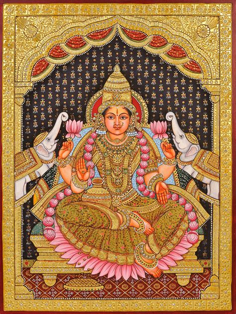 Exotic india is a reputed name in indian handicraft products. Gaja Lakshmi