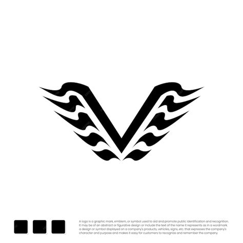Illustration De Logo Vectoriel Ailes Vecteur Premium