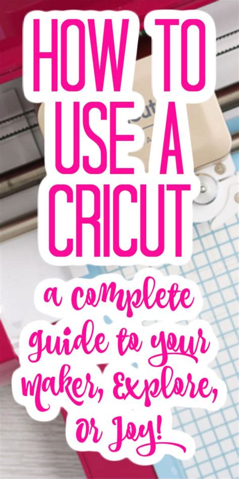 Learn How To Use A Cricut Machine Artofit