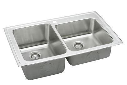 Elkay Lustertone LGR3722 Topmount Double Bowl Stainless Steel Sink| Stainless Sinks | Stainless ...