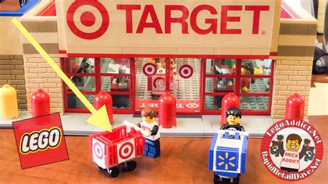 Lego Target Shopping Cart Tutorial By Brick Addict Youtube