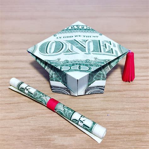 Money Origami Ideas For Graduation