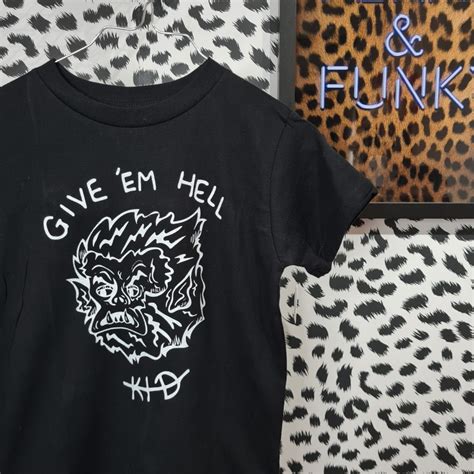 Give Em Hell T Shirt Feral And Funky Kids Co