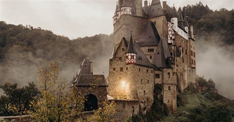 Gray Castle On Top Of Mountain · Free Stock Photo