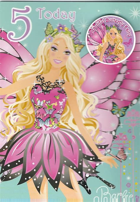 Barbie Birthday Card 5 Today Uk Office Products