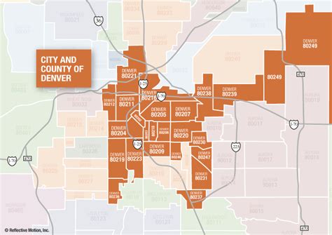 Zip Code Map Denver Metro Map