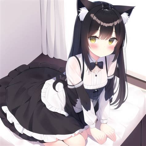 Cute Catgirl Maid By Intiart On Deviantart