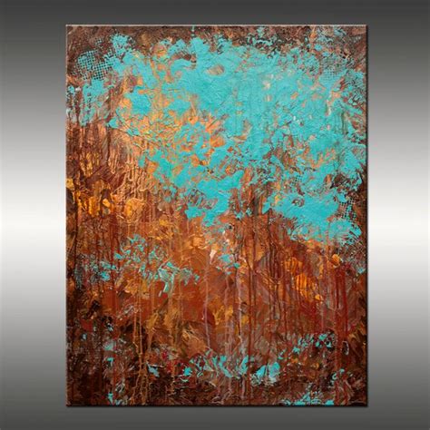 Original Abstract Modern Painting Title Recollection