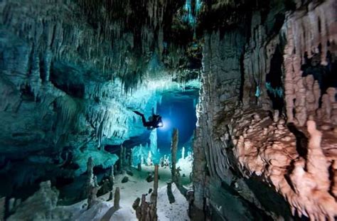 348 Km Long Worlds Largest Underwater Cave In Mexico Is A