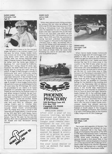1981 Accra Newsletter Race Dezert